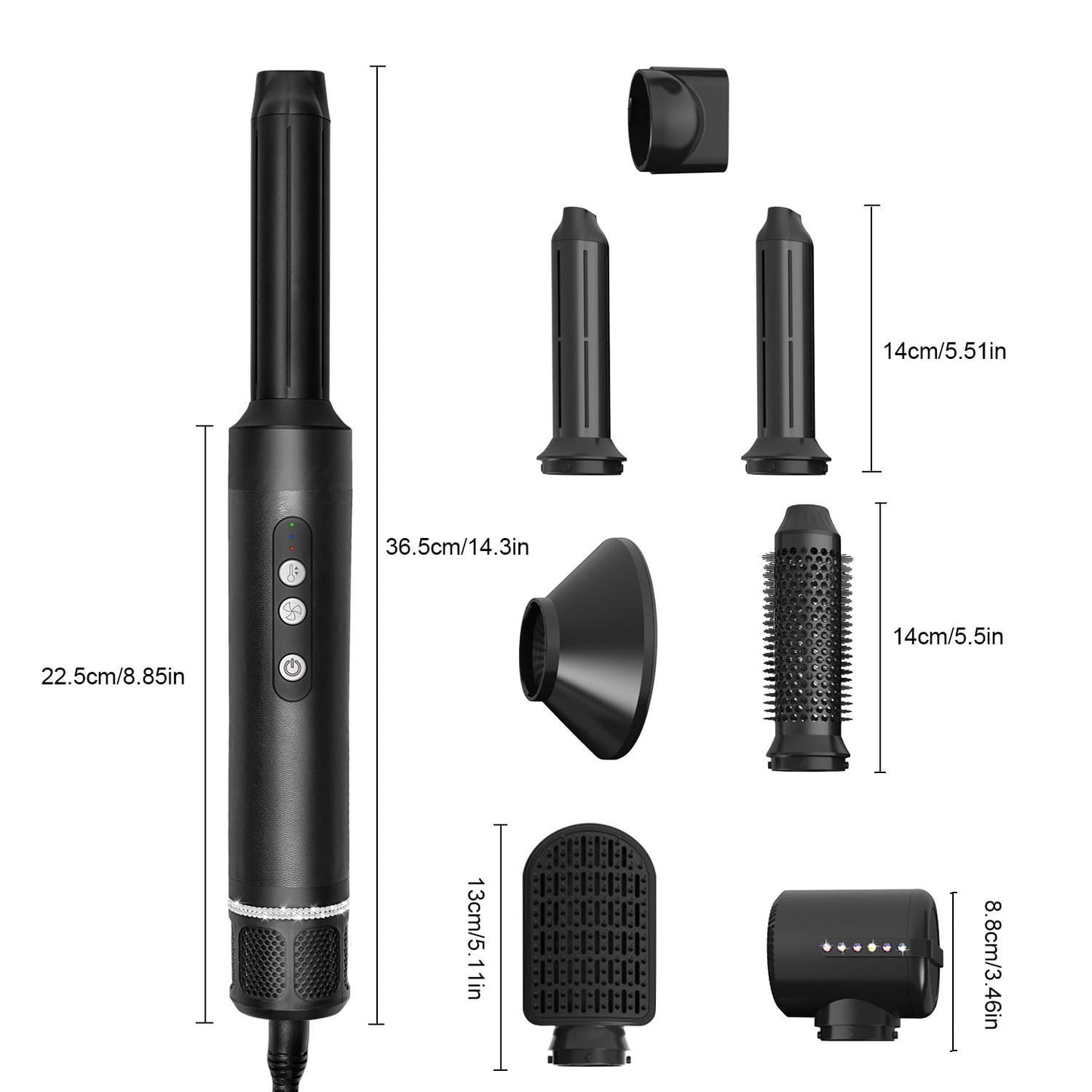 AuraStylist Pro™ - Moldeador Multifunción 7-en-1